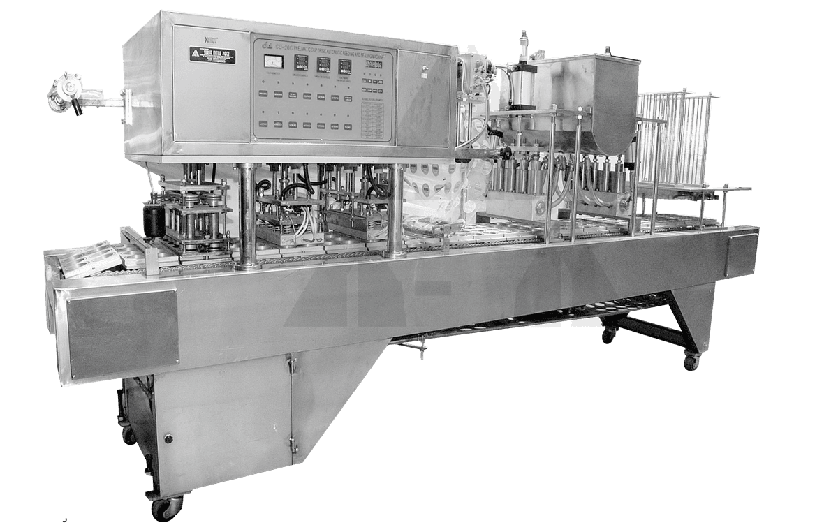 Mesin Cup Sealer 8 Line Pneumatic CD20C (9.000 Cup/Jam Industri)