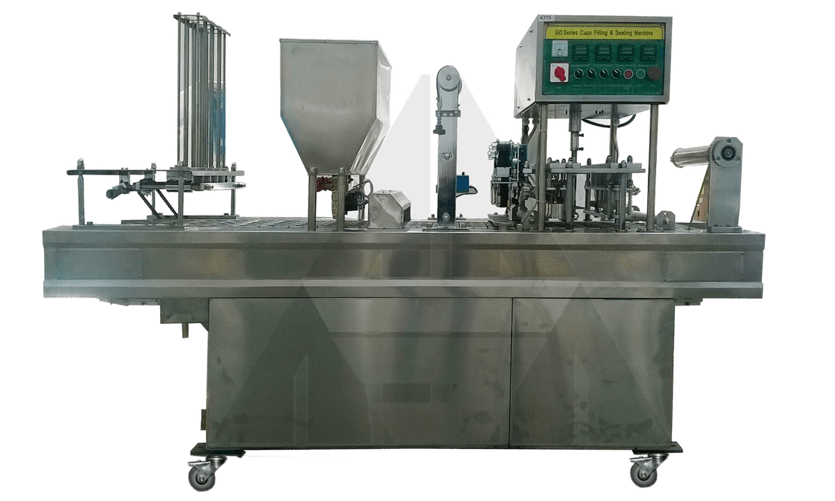 Mesin Cup Sealer 4 Line Mekanik (4.000 Cup/Jam Hemat Listrik)